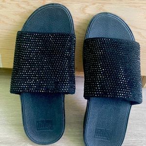 Ginny Glitz fitflop slide sparkly sandal